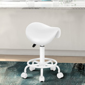 Hoxton Room Vance Faux Leather Office Stool