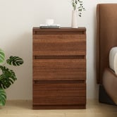 Hoxton Room Regal 3 Drawer Bedside Table