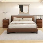 Hoxton Room Regal 3 Drawer Bedside Table