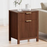 Hoxton Room Lestat 2 Drawer Bedside Table