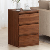 Hoxton Room Regal 3 Drawer Bedside Table