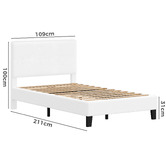 Hoxton Room White Kiana Boucle Bed
