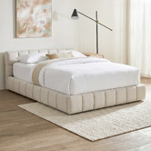 Hoxton Room Beige Ellie May Platform Bed