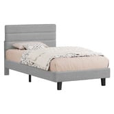 Hoxton Room Light Grey Preston Boucle Bed Frame