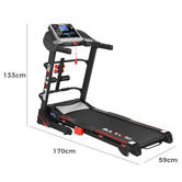 Hoxton Room Wellington 4HP Home Gym Electric Treadmill
