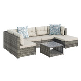 Hoxton Room 6 Seater Nilda Outdoor Modular Lounge Set