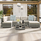 Hoxton Room 6 Seater Nilda Outdoor Modular Lounge Set