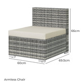 Hoxton Room 6 Seater Nilda Outdoor Modular Lounge Set