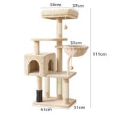 Hoxton Room 111cm Willow Cat Tree