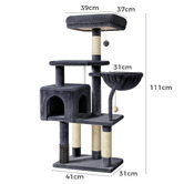 Hoxton Room 111cm Willow Cat Tree