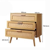 Hoxton Room Desmond 3 Drawer Chest