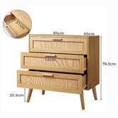Hoxton Room Desmond 3 Drawer Chest