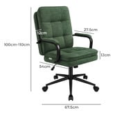 Hoxton Room Chloe Chenille Home Office Chair