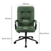 Hoxton Room Chloe Chenille Home Office Chair