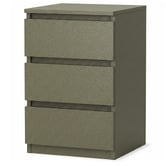 Hoxton Room Regal 3 Drawer Bedside Table