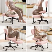 Hoxton Room Aspen Boucle Kneeling Chair