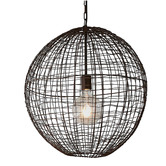 Arc_Muse Cray Round Wire Weave Pendant Light