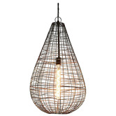 Arc_Muse Cray Wire Weave Teardrop Pendant Light