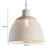 Arc_Muse Riva Perforated Iron Pendant Light