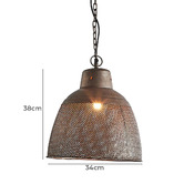 Arc_Muse Basuki Iron Mesh Pendant Light