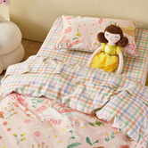 Linen House Kids Unicorn Fields Organic Cotton Percale Quilt Cover Set