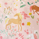 Linen House Kids Unicorn Fields Organic Cotton Percale Quilt Cover Set