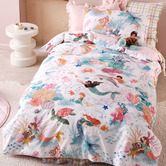 Linen House Kids Ocean Magic Organic Cotton Percale Quilt Cover Set