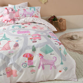 Linen House Kids Petite Paris Cotton Percale Quilt Cover Set
