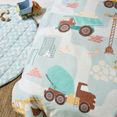 Linen House Kids The Big Build Cotton Percale Quilt Cover Set