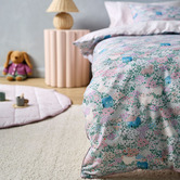 Linen House Kids Lottie Cotton Percale Quilt Cover Set
