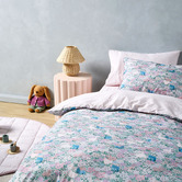 Linen House Kids Lottie Cotton Percale Quilt Cover Set