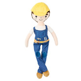 Linen House Kids The Big Build Eddie The Tradie Novelty Cushion