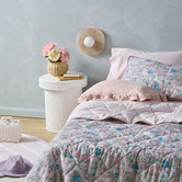 Linen House Kids Lottie Cotton Percale Coverlet Set