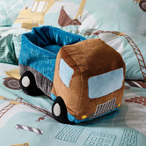 Linen House Kids The Big Build Dylan Dump Truck Novelty Cushion