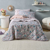 Linen House Kids Lottie Cotton Percale Coverlet Set