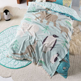 Linen House Kids Atlas Knitted Cotton Blanket
