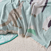 Linen House Kids Atlas Knitted Cotton Blanket