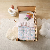 Linen House Kids Lottie Cotton Percale Cot Coverlet