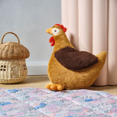 Linen House Kids Lottie Hettie Hen Novelty Cushion
