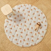 Linen House Kids Cat Nap Reversible Cotton Percale Play Mat