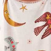 Linen House Kids Folk Woodland Cotton Blanket