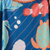 Linen House Kids Under the Sea Cotton Blanket