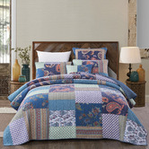Classic Quilts Sapphire Cotton Coverlet