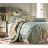 Classic Quilts Teal Lyon Cotton Coverlet