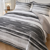Hawthorne Home Stormy Grey Cortland Cotton Coverlet Set