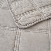 Hawthorne Home Smokey Grey Roswell Cotton Coverlet Set