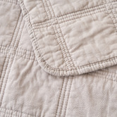 Hawthorne Home Light Sand Roswell Cotton Coverlet Set