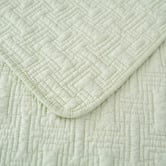 Hawthorne Home Milky Green Ellis Cotton Coverlet Set