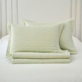 Hawthorne Home Milky Green Ellis Cotton Coverlet Set