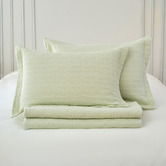 Hawthorne Home Milky Green Ellis Cotton Coverlet Set